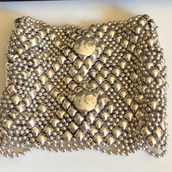 Sergio Guttierez LIQUID METAL B26 Silver Mesh Bracelet - Picture 3 of 13